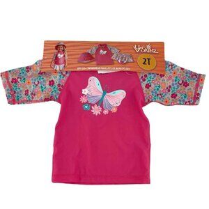 UV Skinz | Girl's Swimwear Set | Pink | Floral | Size 2T